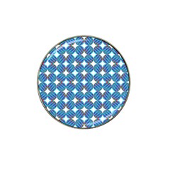 Geometric Dots Pattern Rainbow Hat Clip Ball Marker by Celenk