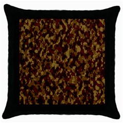 Camouflage Tarn Forest Texture Throw Pillow Case (black) by Celenk