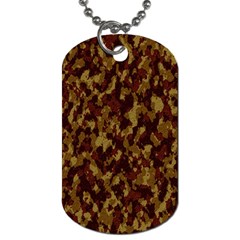 Camouflage Tarn Forest Texture Dog Tag (two Sides) by Celenk