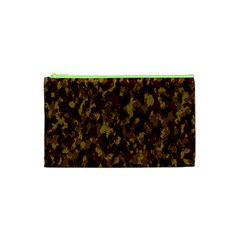 Camouflage Tarn Forest Texture Cosmetic Bag (xs) by Celenk