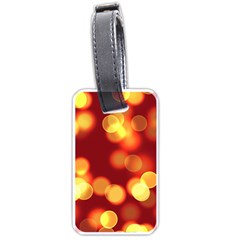 Soft Lights Bokeh 4 Luggage Tags (One Side) 