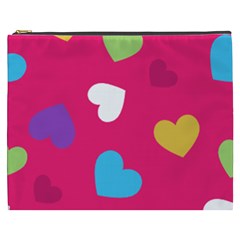 Valentine s Day Pattern Cosmetic Bag (xxxl)  by Bigfootshirtshop