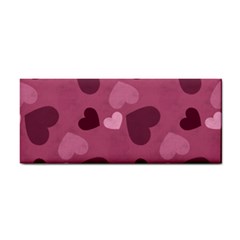 Mauve Valentine Heart Pattern Cosmetic Storage Cases by Bigfootshirtshop