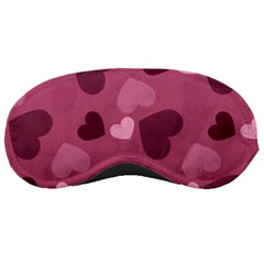 Mauve Valentine Heart Pattern Sleeping Masks by Bigfootshirtshop