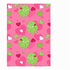 Monster Love Pattern Small Garden Flag (two Sides) by Bigfootshirtshop