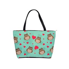 Owl Valentine s Day Pattern Shoulder Handbags