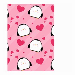 Penguin Love Pattern Small Garden Flag (two Sides) by Bigfootshirtshop