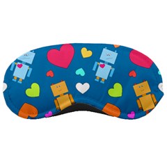 Robot Love Pattern Sleeping Masks by Bigfootshirtshop