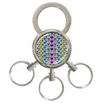 Love In Eternity Is Sweet As Candy Pop Art 3-Ring Key Chains Front
