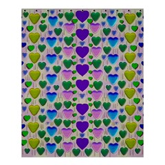 Love In Eternity Is Sweet As Candy Pop Art Shower Curtain 60  X 72  (medium)  by pepitasart