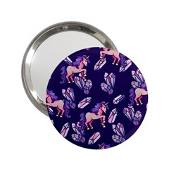 Unicorns Crystals 2 25  Handbag Mirrors by BubbSnugg