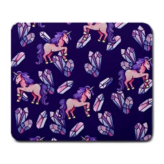 Unicorns Crystals Large Mousepads by BubbSnugg