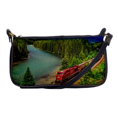 Canadian Railroad Freight Train Shoulder Clutch Bags by Bigfootshirtshop