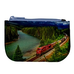 Canadian Railroad Freight Train Large Coin Purse by Bigfootshirtshop