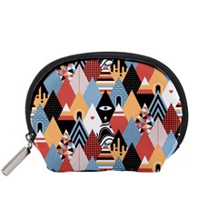 Abstract Diamond Pattern Accessory Pouches (small)  by Bigfootshirtshop