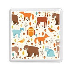 Woodland Friends Pattern Memory Card Reader (square)  by Bigfootshirtshop