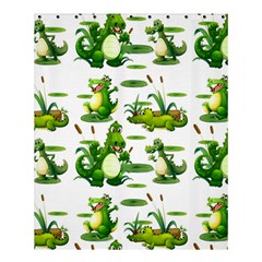 Crocodiles In The Pond Shower Curtain 60  X 72  (medium)  by Bigfootshirtshop