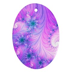 Delicate Oval Ornament (two Sides) by Delasel