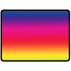 Spectrum Background Rainbow Color Double Sided Fleece Blanket (large)  by Celenk