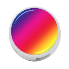 Spectrum Background Rainbow Color 4-port Usb Hub (one Side) by Celenk