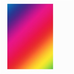 Spectrum Background Rainbow Color Large Garden Flag (two Sides) by Celenk