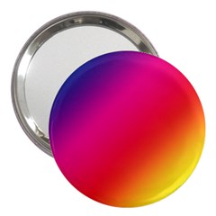 Spectrum Background Rainbow Color 3  Handbag Mirrors by Celenk