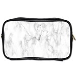 White Background Pattern Tile Toiletries Bags 2-Side Front