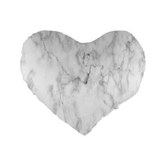 White Background Pattern Tile Standard 16  Premium Heart Shape Cushions by Celenk