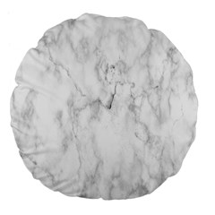 White Background Pattern Tile Large 18  Premium Flano Round Cushions