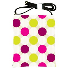 Polka Dots Spots Pattern Seamless Shoulder Sling Bags