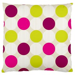 Polka Dots Spots Pattern Seamless Large Cushion Case (two Sides)