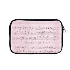 Vintage Pink Music Notes Apple Macbook Pro 13  Zipper Case