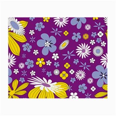 Floral Flowers Wallpaper Paper Small Glasses Cloth