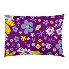 Floral Flowers Wallpaper Paper Pillow Case