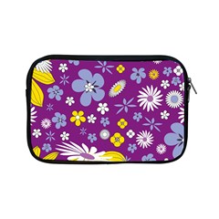 Floral Flowers Wallpaper Paper Apple iPad Mini Zipper Cases