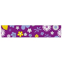 Floral Flowers Wallpaper Paper Small Flano Scarf