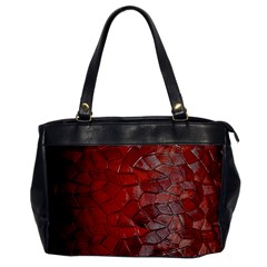 Pattern Backgrounds Abstract Red Office Handbags by Celenk