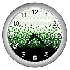 Tech Camouflage 2 Wall Clocks (silver)  by jumpercat