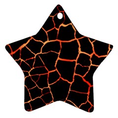 Magma Star Ornament (two Sides) by jumpercat