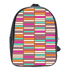 Color Grid 02 School Bag (xl)