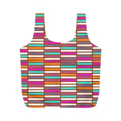 Color Grid 02 Full Print Recycle Bags (m) 