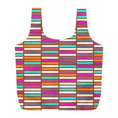 Color Grid 02 Full Print Recycle Bags (l)  by jumpercat