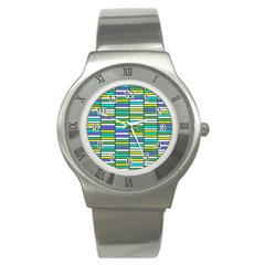Color Grid 03 Stainless Steel Watch by jumpercat