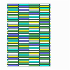 Color Grid 03 Small Garden Flag (two Sides)