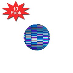 Color Grid 04 1  Mini Magnet (10 Pack) 