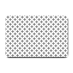 Black Cross Small Doormat 