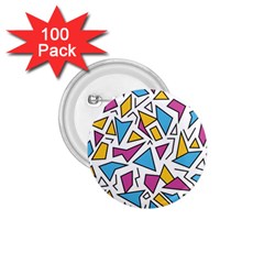 Retro Shapes 01 1 75  Buttons (100 Pack) 