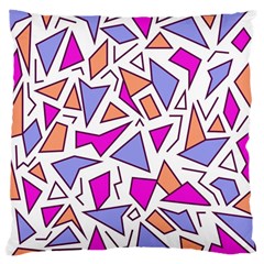 Retro Shapes 03 Large Cushion Case (one Side) by jumpercat