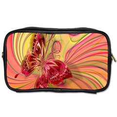 Arrangement Butterfly Aesthetics Toiletries Bags 2-side by Celenk