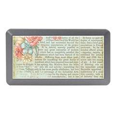 Vintage Floral Background Paper Memory Card Reader (mini) by Celenk